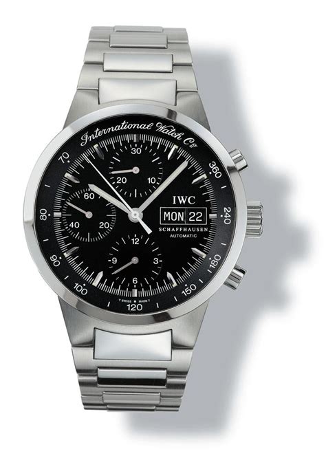 IWC GST Chronograph Automatic Stainless Steel / Black / 